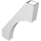 Ekena Millwork 3 1/2-in. W x 18-in. D x 26-in. H Westlake Architectural Grade PVC Knee Brace BRCP035X18X26WTL - alternate 2